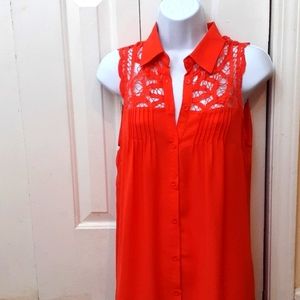 Esley sleeveless blouse NWOT!